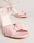 <P>Satin Bow 90Mm Heeled Sandal</P>